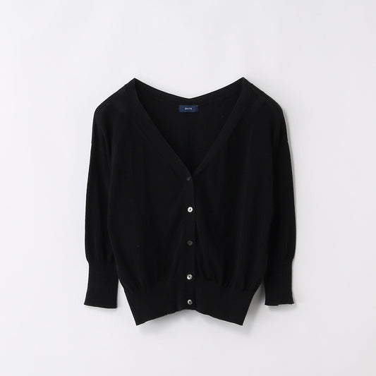 Vネックカーディガン