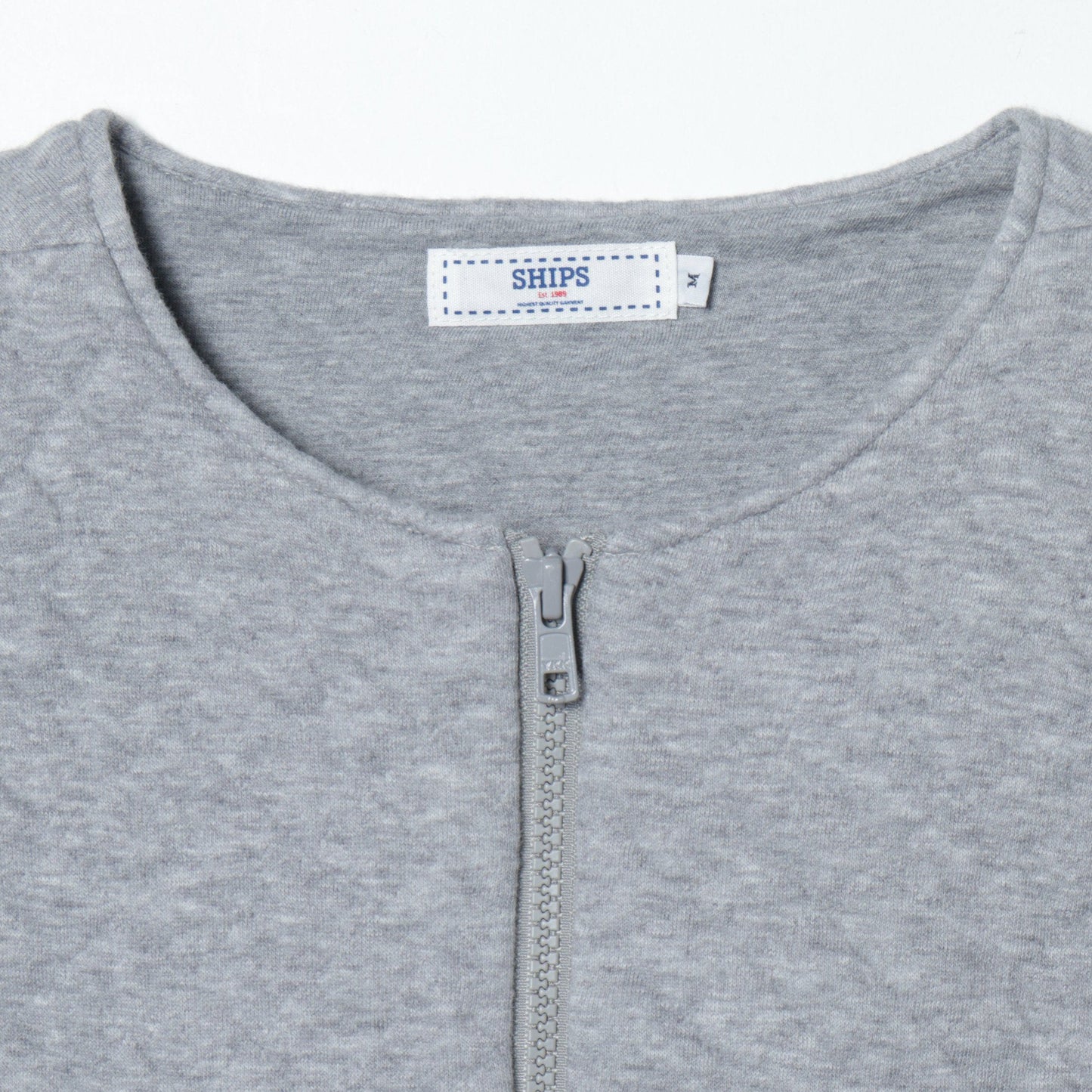 QUILT C/N ZIP VEST