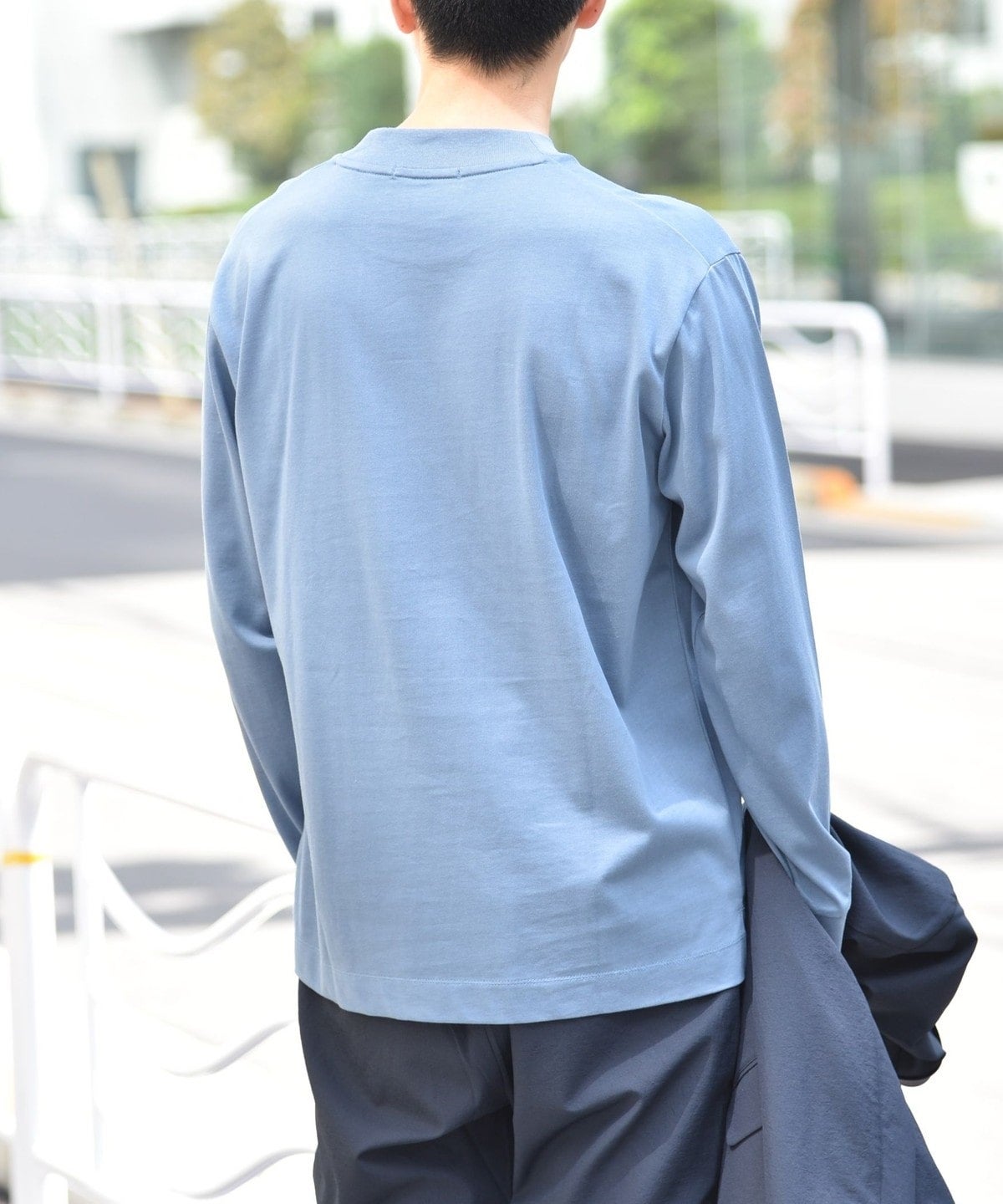 【WEB限定】SHIPS: 形態安定 防シワ加工 テレワーク ビズ Tシャツ (ロンT) 21FW