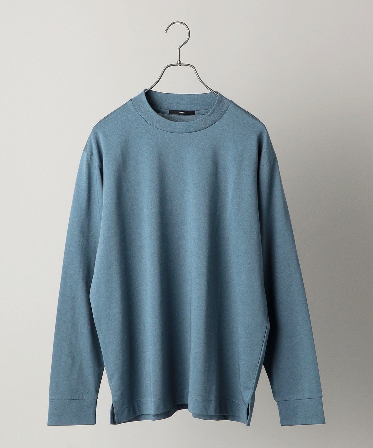 【WEB限定】SHIPS: 形態安定 防シワ加工 テレワーク ビズ Tシャツ (ロンT) 21FW