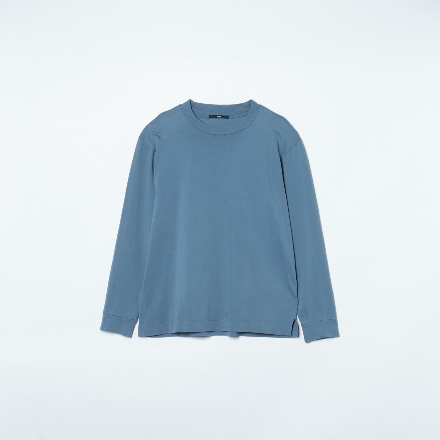 【WEB限定】SHIPS: 形態安定 防シワ加工 テレワーク ビズ Tシャツ (ロンT) 21FW