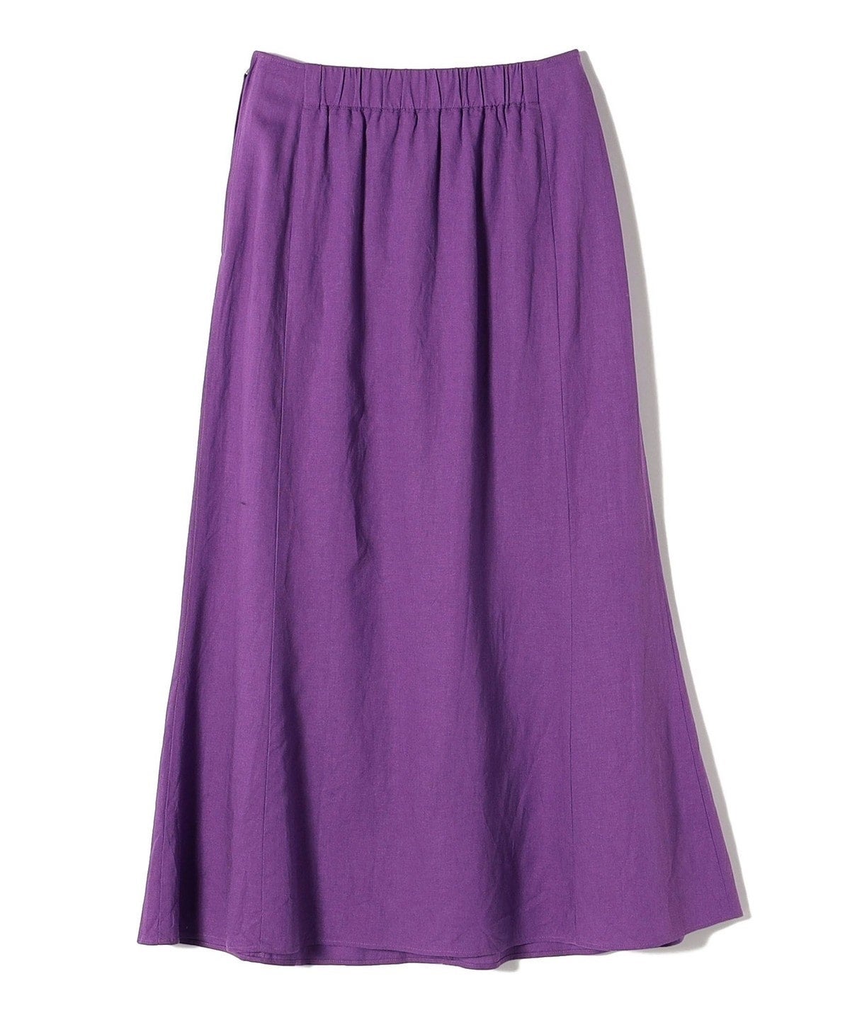 〈手洗い可能〉リネン レーヨン サイド リボン マーメイド スカート