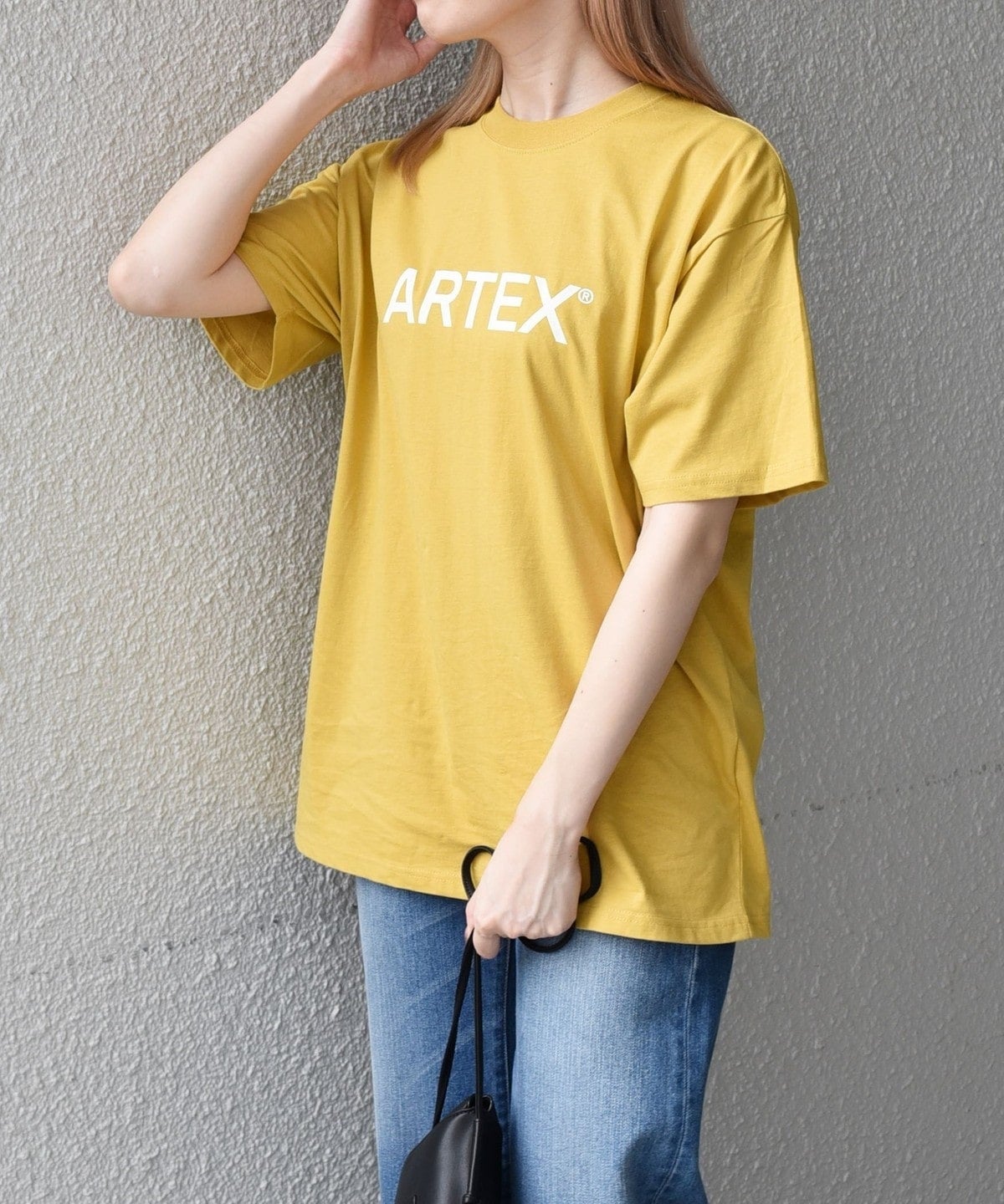 【SHIPS any別注】ARTEX: 【ユニセックス】プリント ロゴ 半袖 Tシャツ