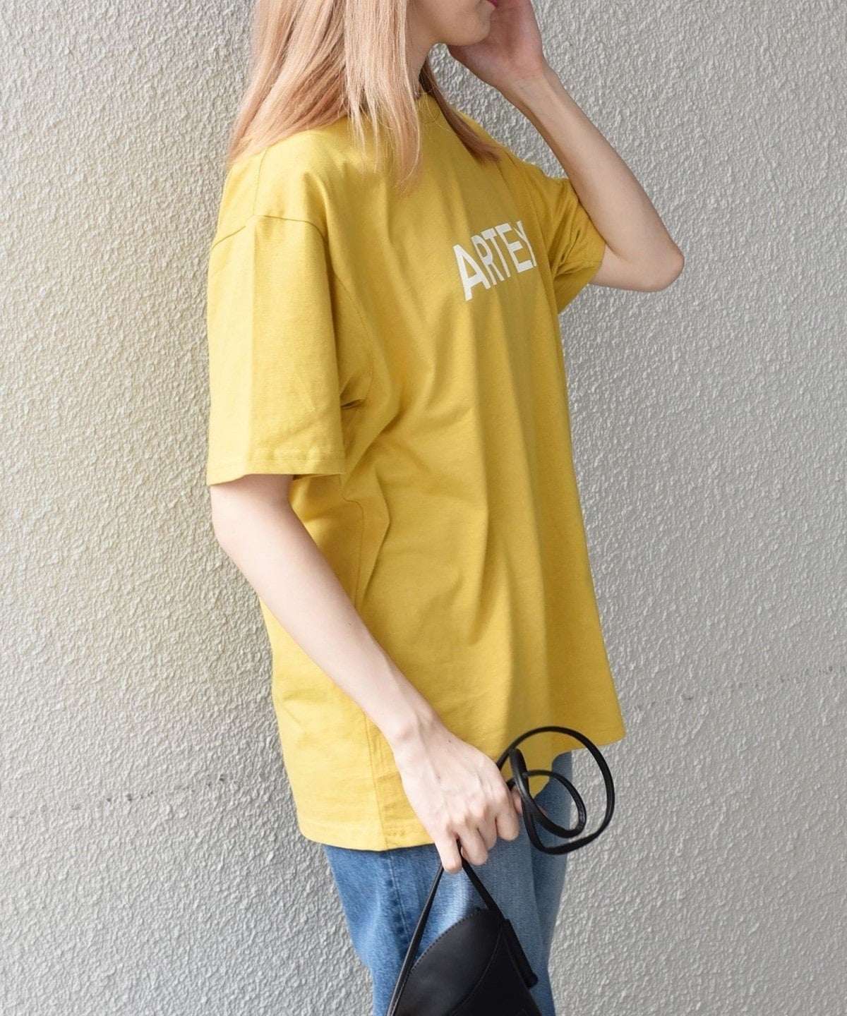 【SHIPS any別注】ARTEX: 【ユニセックス】プリント ロゴ 半袖 Tシャツ