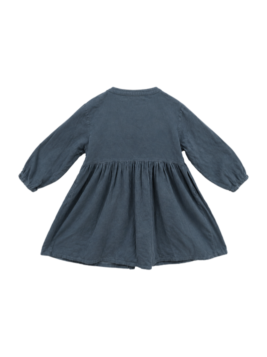 SHIPS KIDS:100〜130cm / コーデュロイ シャツ ワンピース