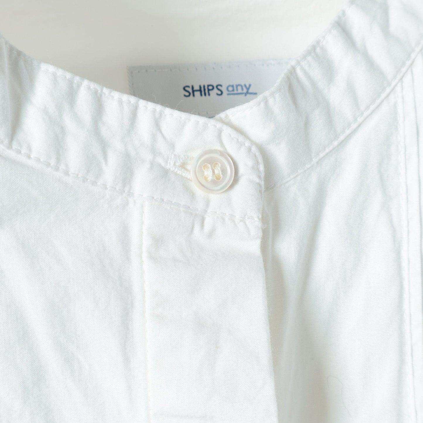 SHIPS any: ピンタック ロングシャツ〈ウォッシャブル〉