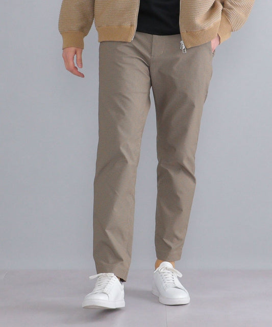 SHIPS:〈撥水〉Primeflex(R) チェックパターン ハイブリッド イージーパンツ
