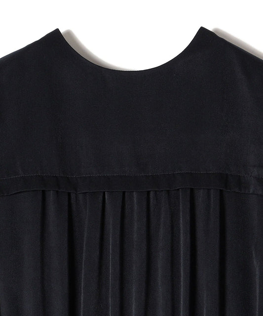 〈手洗い可能〉パッチワークプリントワンピース