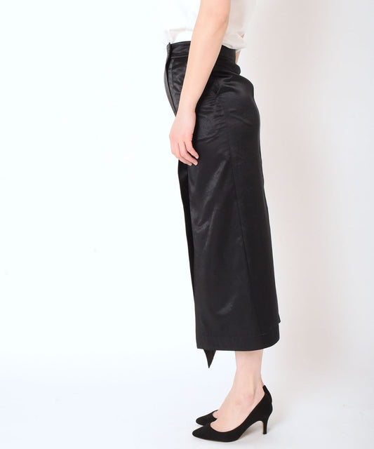 SHOP PRESSサテンラップスカート