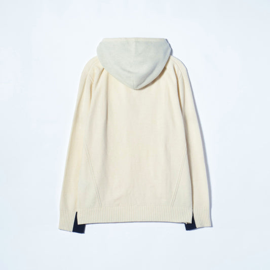 KNITCHY:W.G LOGO PRINT HOODIE