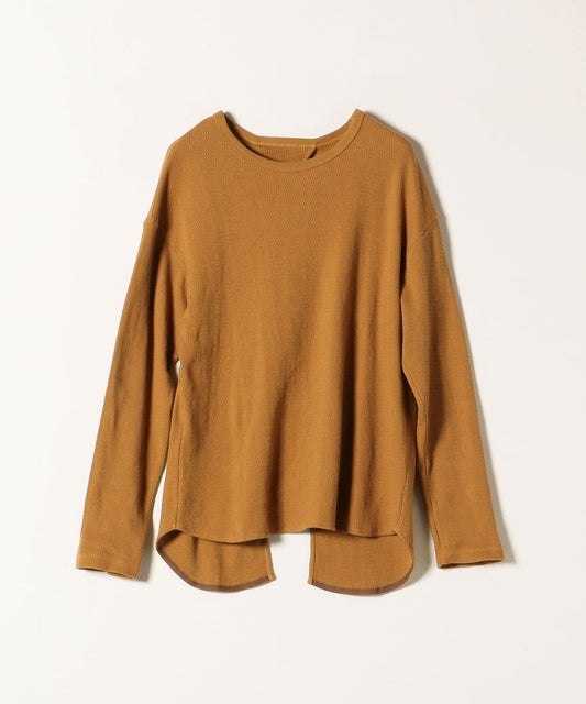 SHIPS any:バックリボンサーマルプルオーバー