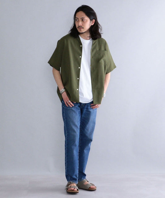 SHIPS: LINECO リラックスフィット オープンカラー シャツ