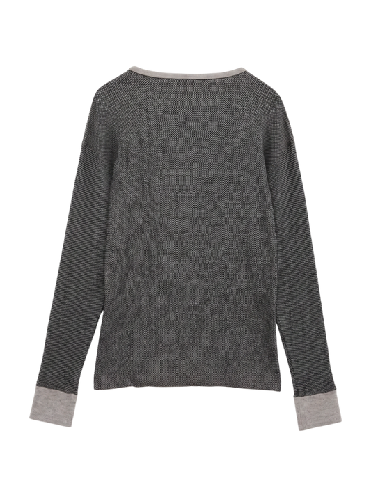 SA:USA THERMAL PIN STRIPE L/S