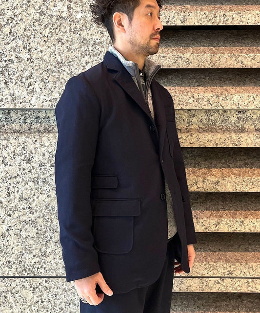 【Southwick別注】Engineered Garments: Wool Serge Navy Blazer Jacket