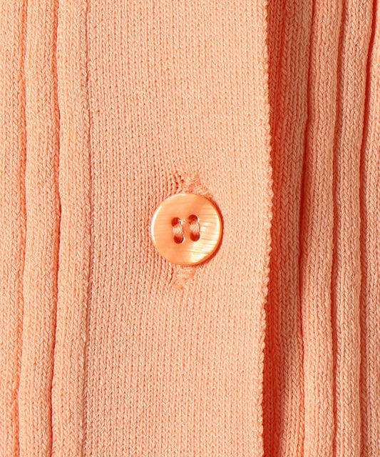 SHIPS any:ワイドリブVネックカーディガン