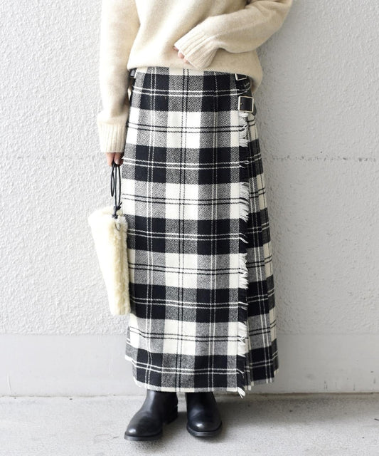 O'NEIL of DUBLIN:ヘビーツイードキルトスカート83