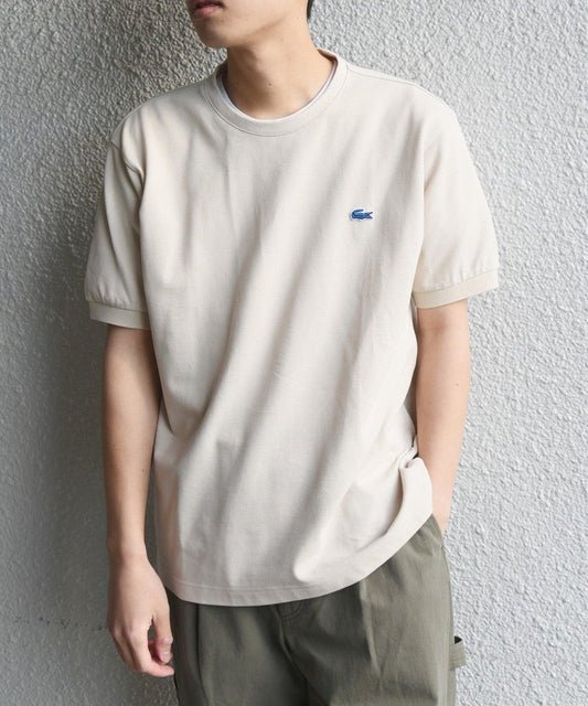 【SHIPS any別注】LACOSTE: PIQUE クルーネック Tシャツ