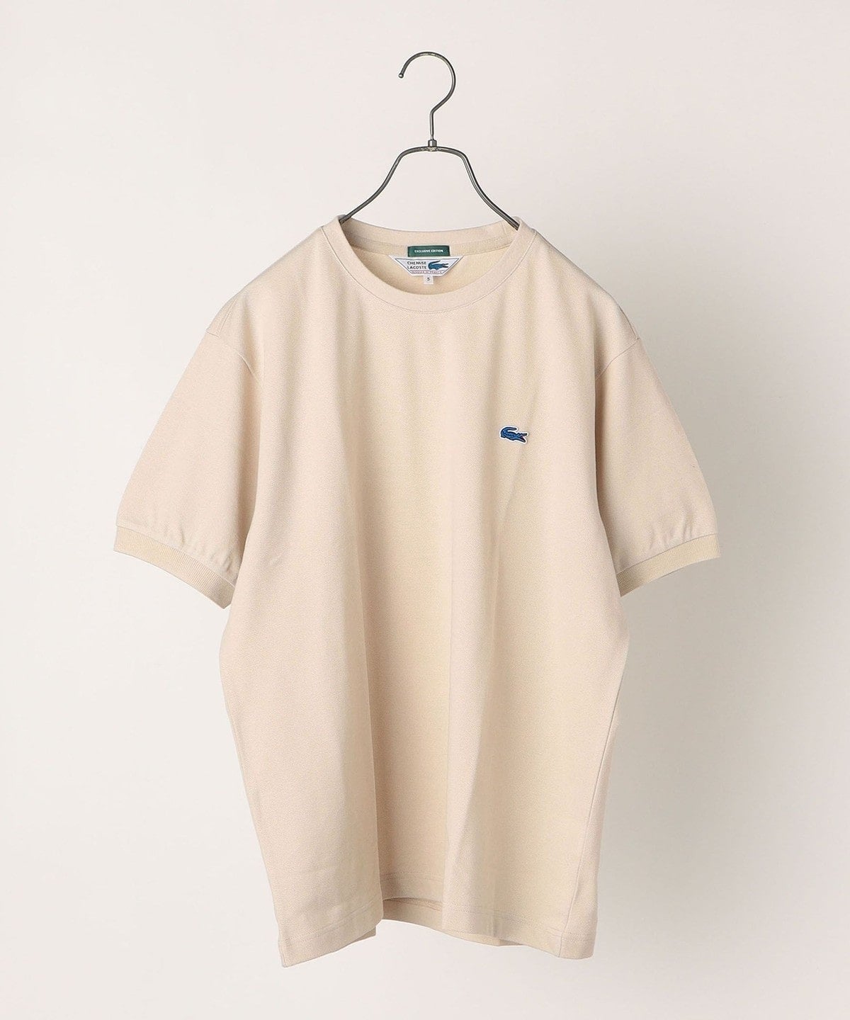 【SHIPS any別注】LACOSTE: PIQUE クルーネック Tシャツ