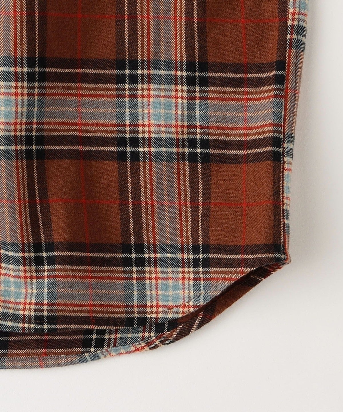 SHIPS KIDS:100〜130cm / ネル チェック ボタンダウン シャツ