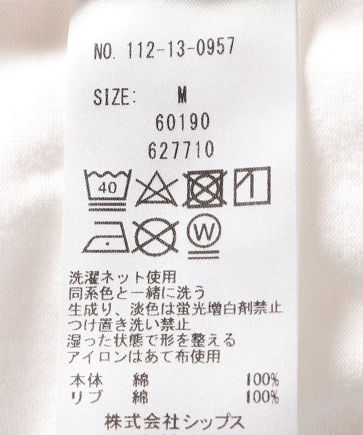 SHIPS: 抗菌・防臭 NANO-FINE(R) コットン Vネック Tシャツ