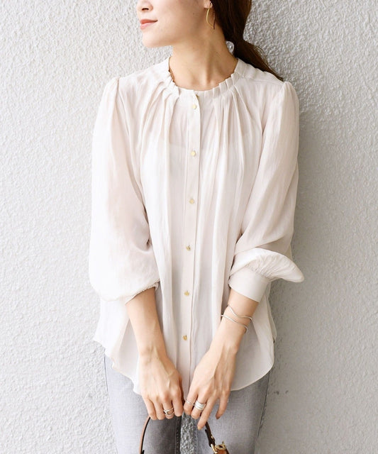 〈抗菌・防臭加工〉カッセンタックブラウス