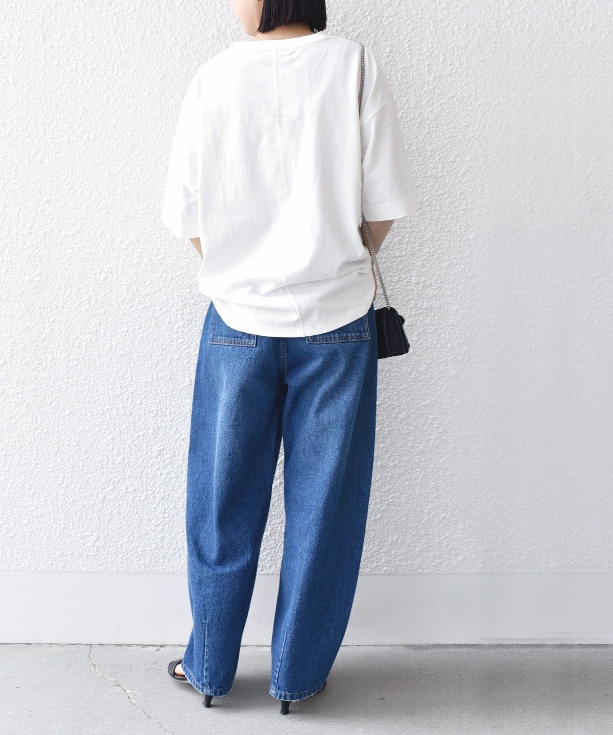 【SHIPS別注】81BRANCA:5分袖 ロゴ TEE 24SS