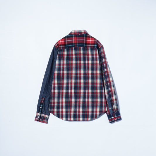 SHIPS JET BLUE:RE BUILD SHIRT REG