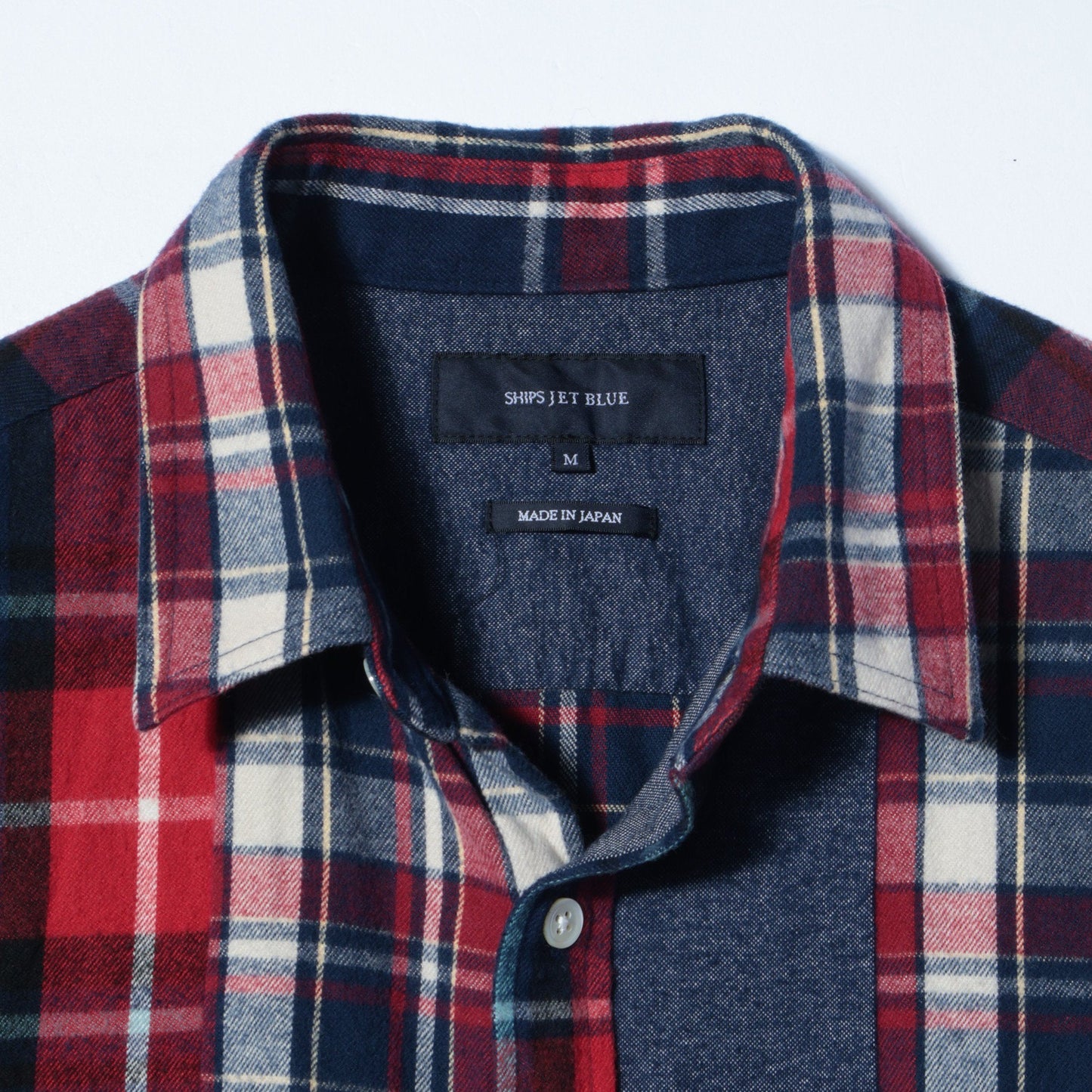 SHIPS JET BLUE:RE BUILD SHIRT REG