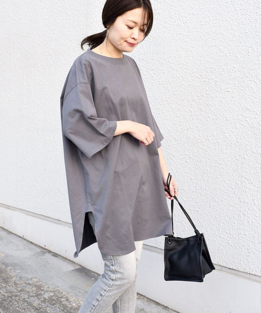【WEB限定】サイドスリットビッグTEE
