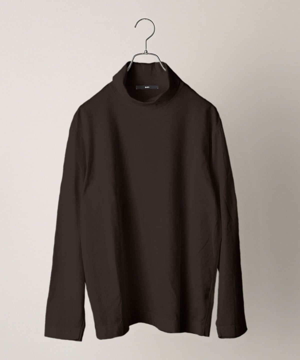 SHIPS: タートルネック ロングスリーブ Tシャツ