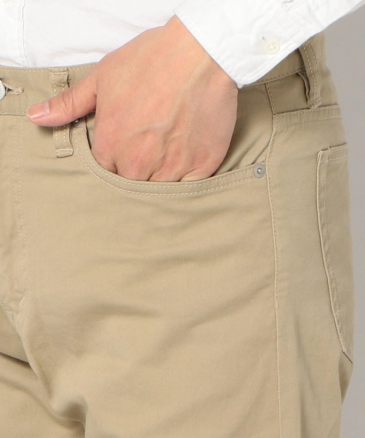 SHIPS: オイカワデニム縫製 セルビッチ ストレッチ 5ポケット パンツ