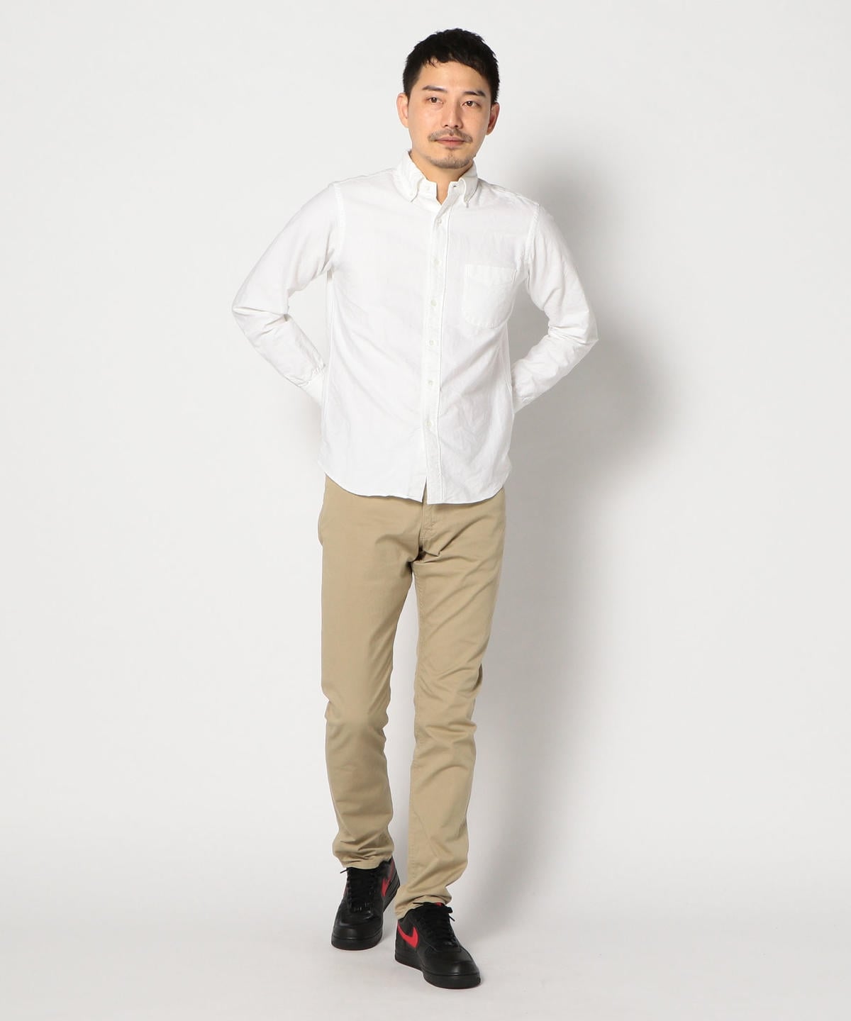 SHIPS: オイカワデニム縫製 セルビッチ ストレッチ 5ポケット パンツ