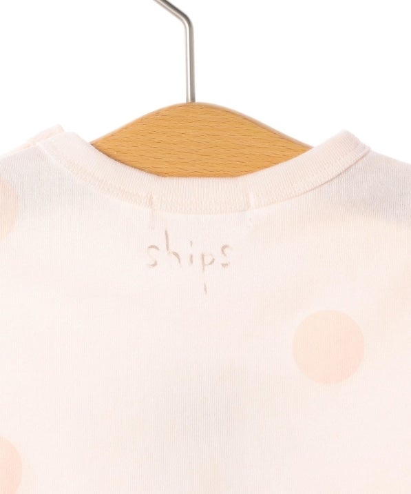 SHIPS KIDS:ドット&スター プリント TEE(80〜90cm)