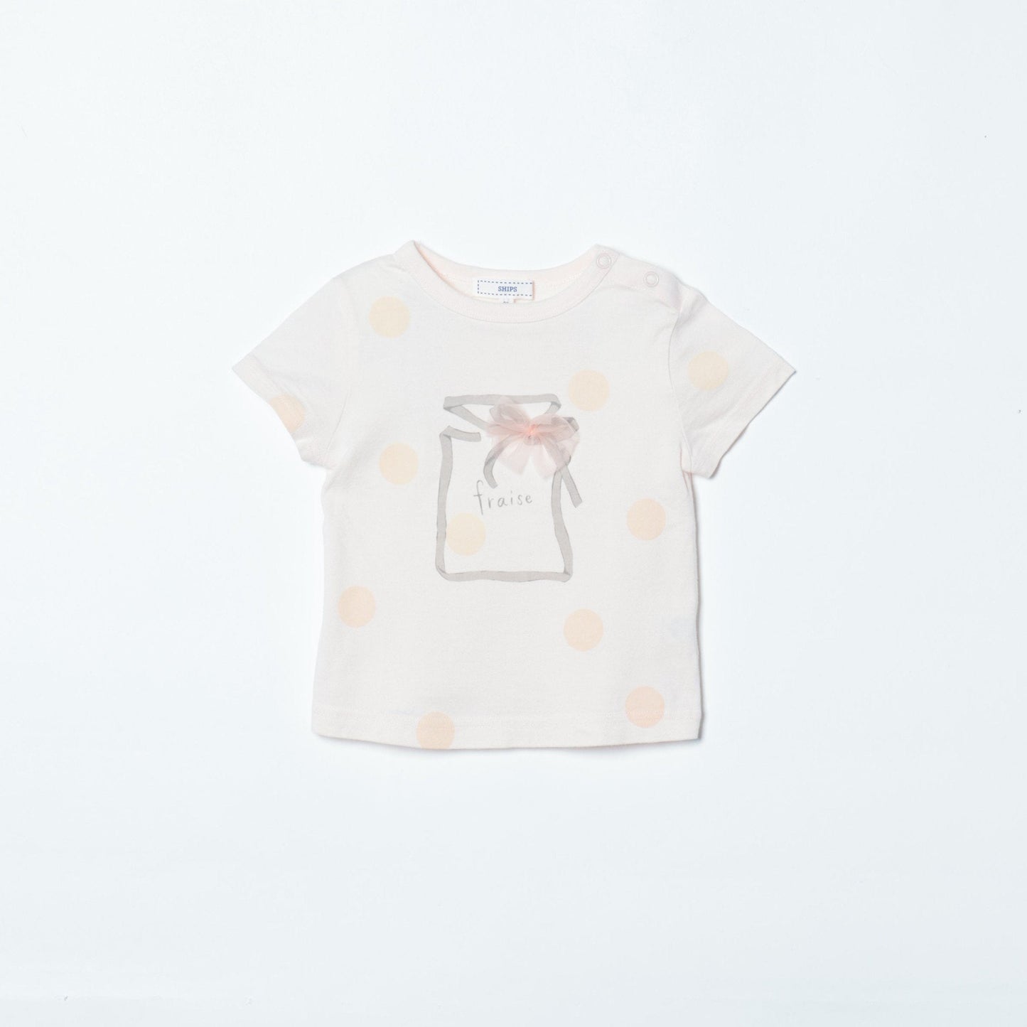 SHIPS KIDS:ドット&スター プリント TEE(80〜90cm)
