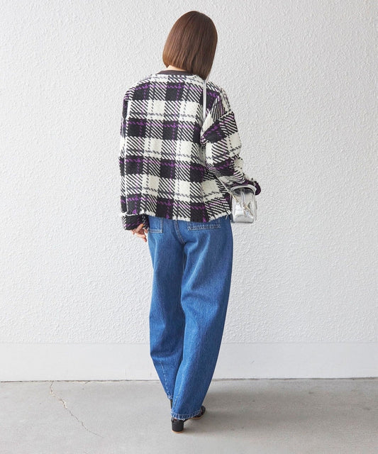 【SHIPS別注】John branigan:ツイード 羽織り ジャケット