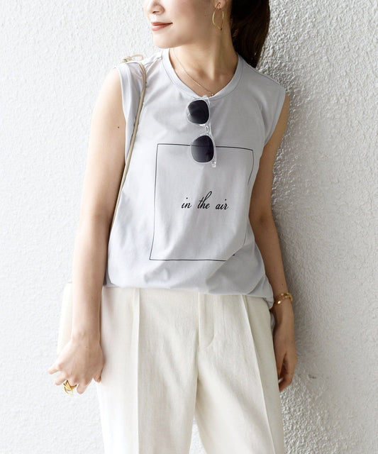 【WEB限定】フロントプリントノースリーブTEE