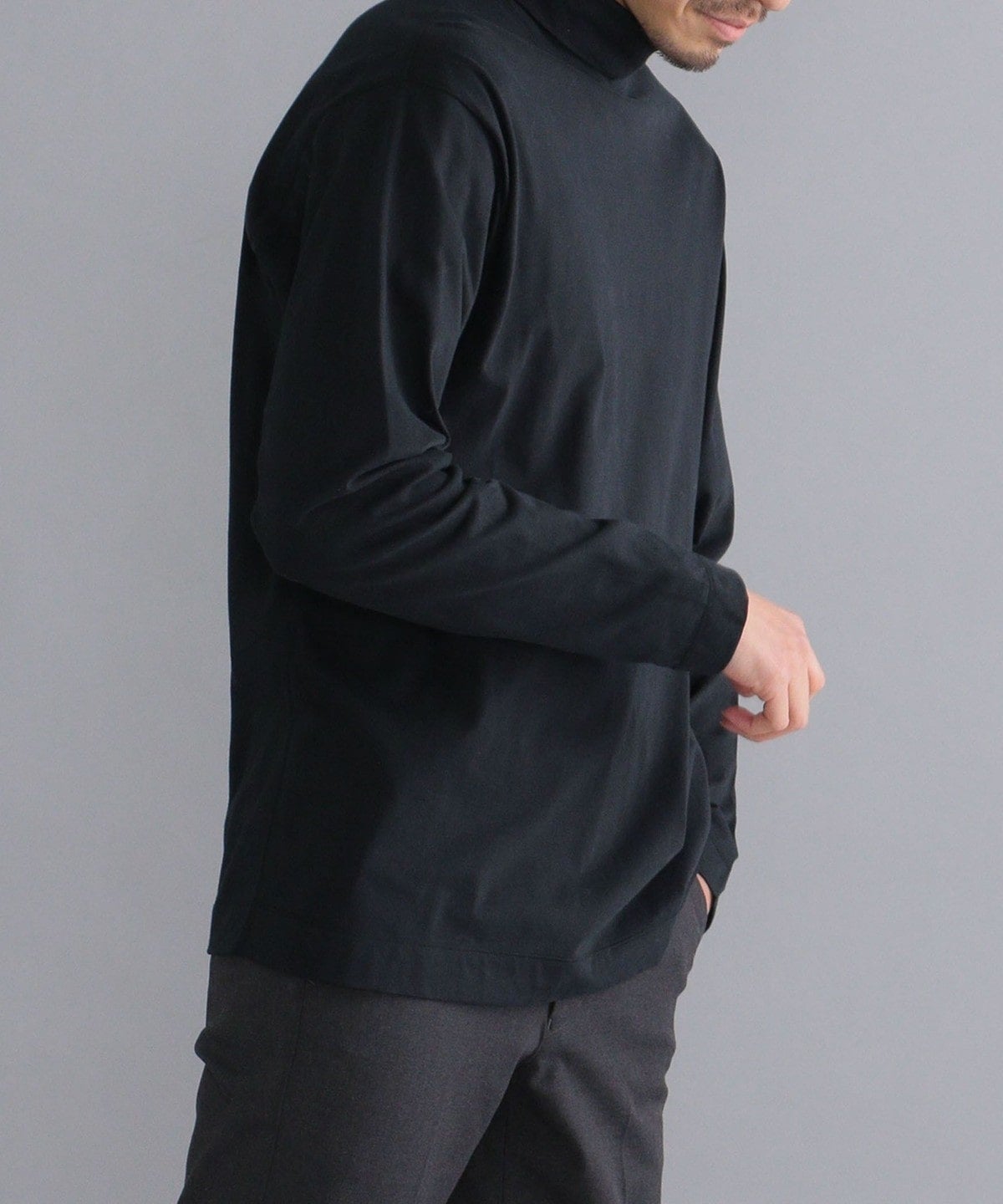 SHIPS: タートルネック ロングスリーブ Tシャツ