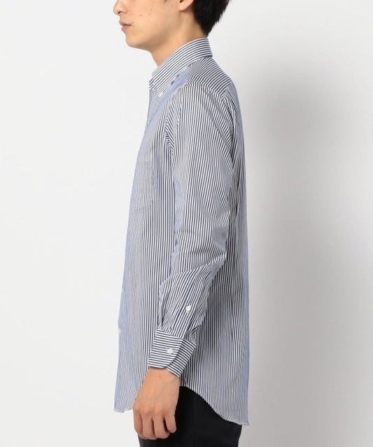 SD: ロンスト イタリアンボタンダウン シャツ(ネイビー)