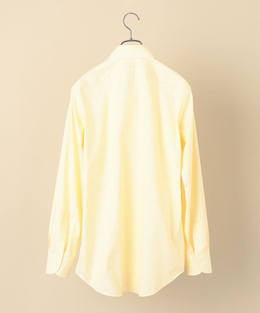 SD: イージーアイロン イエロー ストライプ ホリゾンタル シャツ