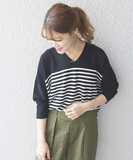 SHIPS Days:ボーダーバックタックプルオーバー 20SS