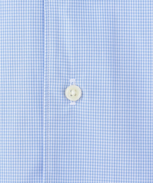 SD: イージーアイロン ギンガムチェック イタリアンボタンダウン シャツ