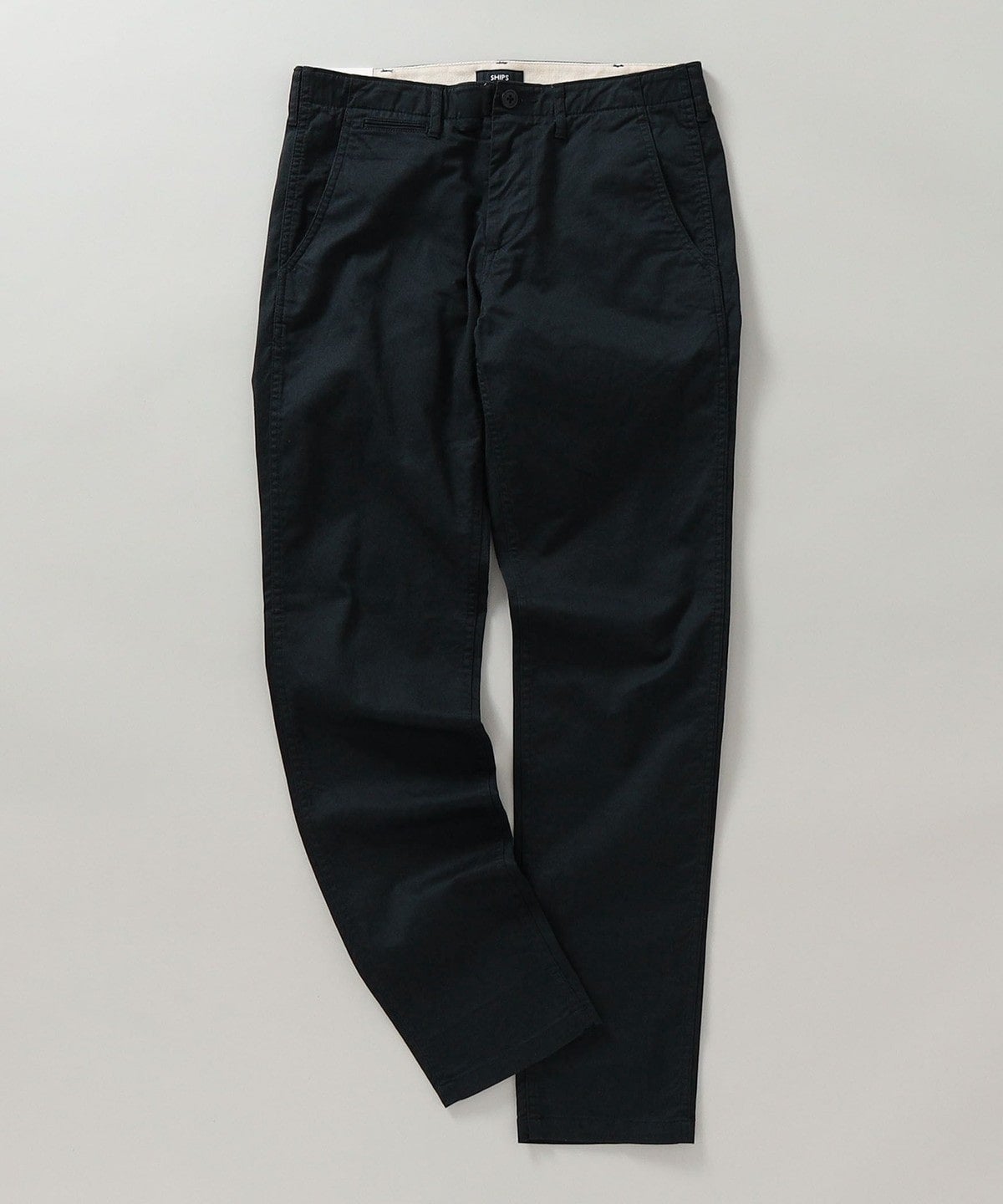 SHIPS:〈抗菌加工〉japan quality カラー テーパード スリム チノパンツ