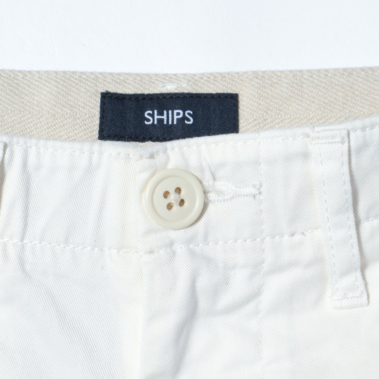 SHIPS:〈抗菌加工〉japan quality カラー テーパード スリム チノパンツ