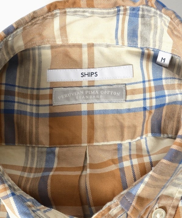 SHIPS: 17SS AIRY SHIRTS ペルヴィアン ピマ/オックスフォード ボタンダウンシャツ
