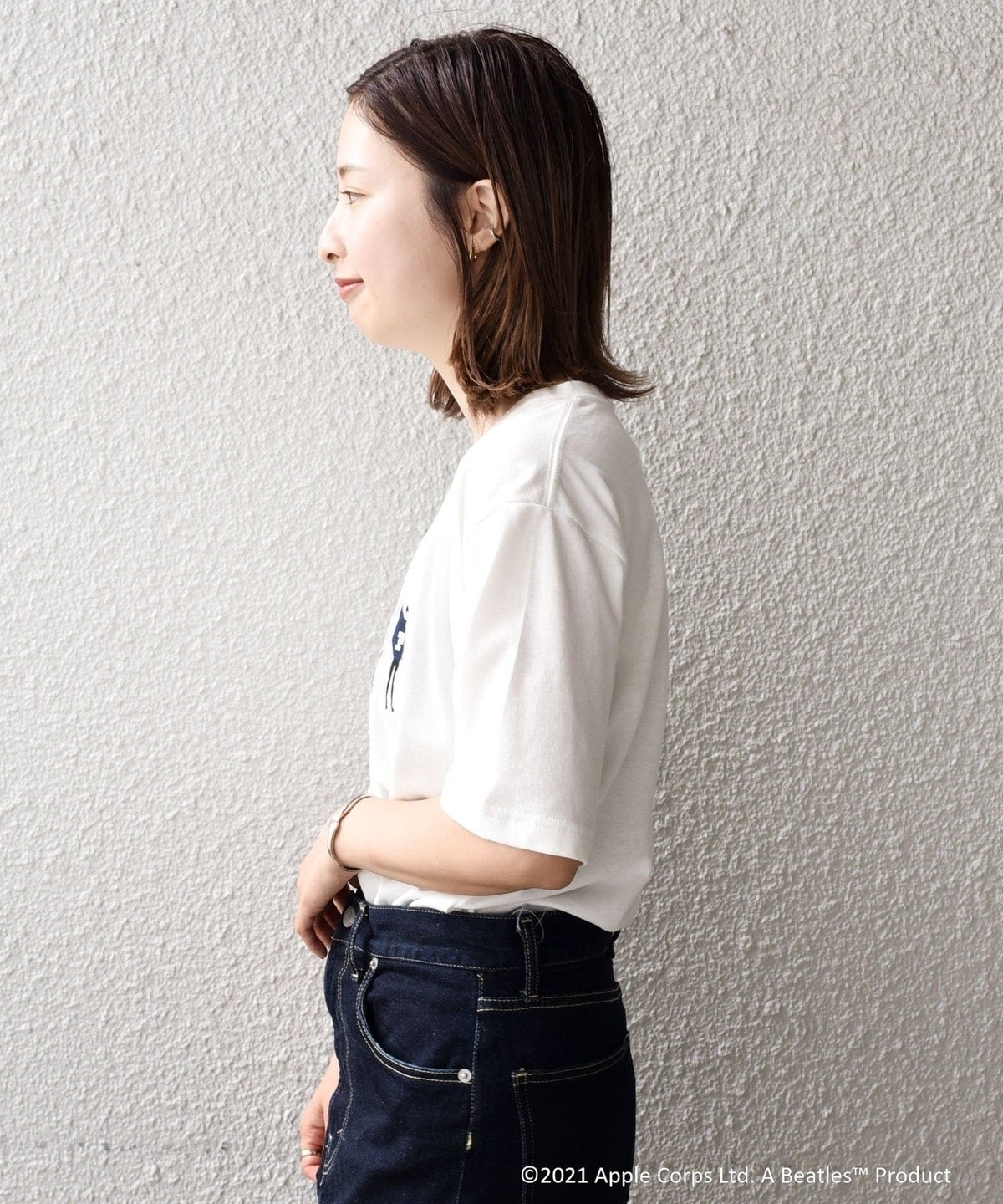 SHIPS: THE BEATLES エンブロイダリー Tシャツ