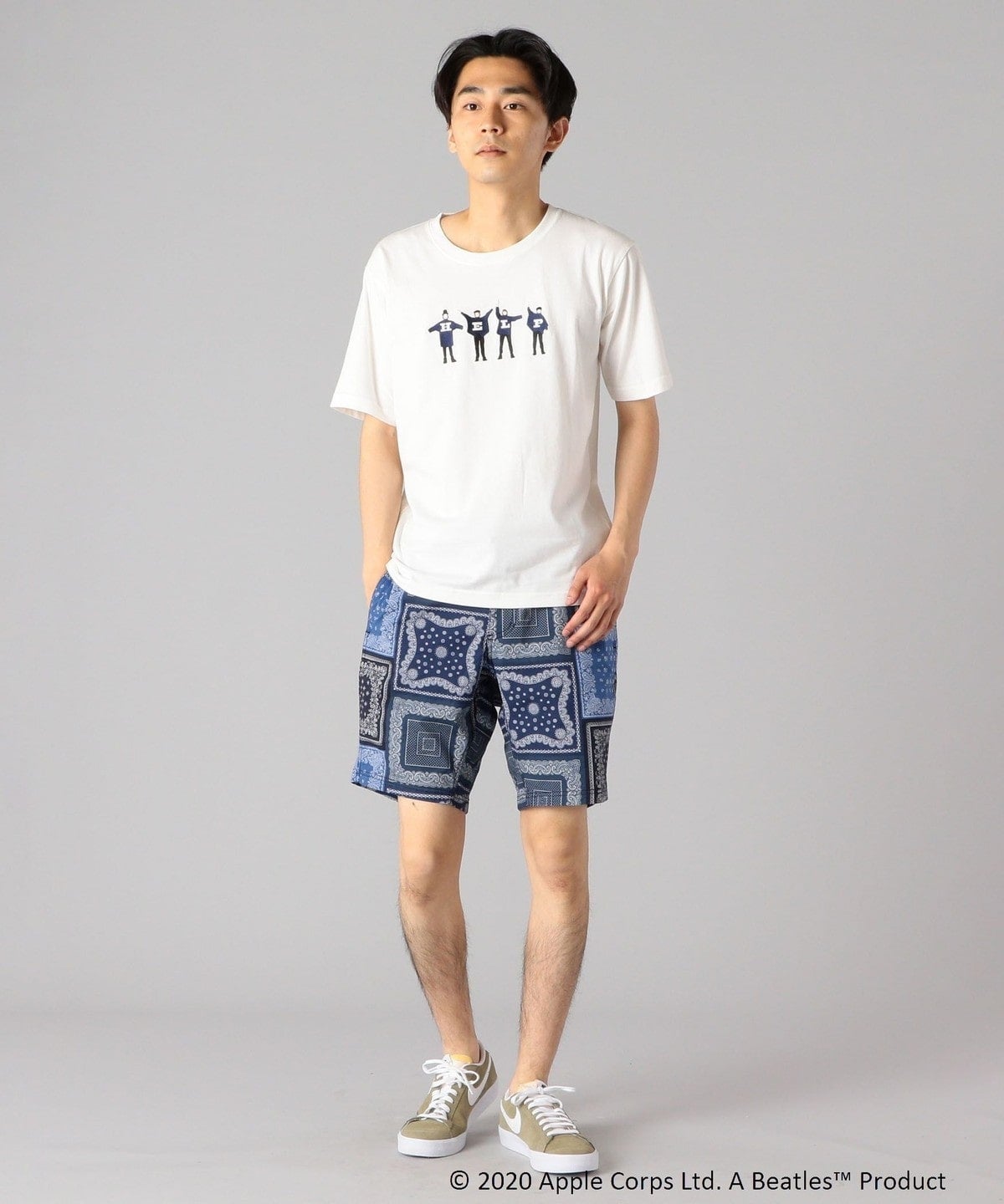 SHIPS: THE BEATLES エンブロイダリー Tシャツ