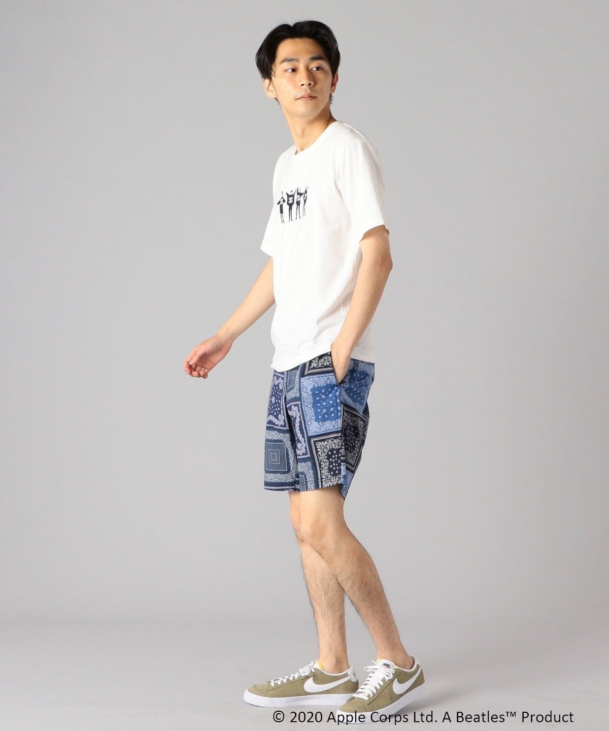 SHIPS: THE BEATLES エンブロイダリー Tシャツ