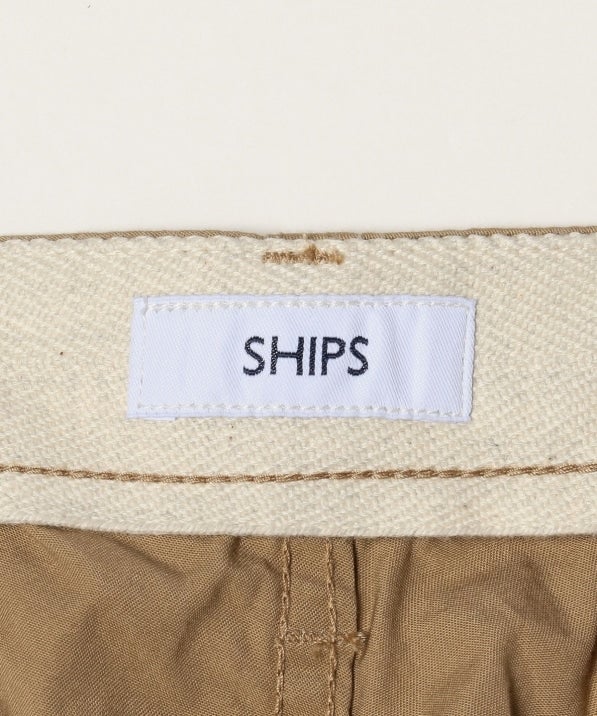 SHIPS: スーピマコットン ライト テーパード チノパンツ