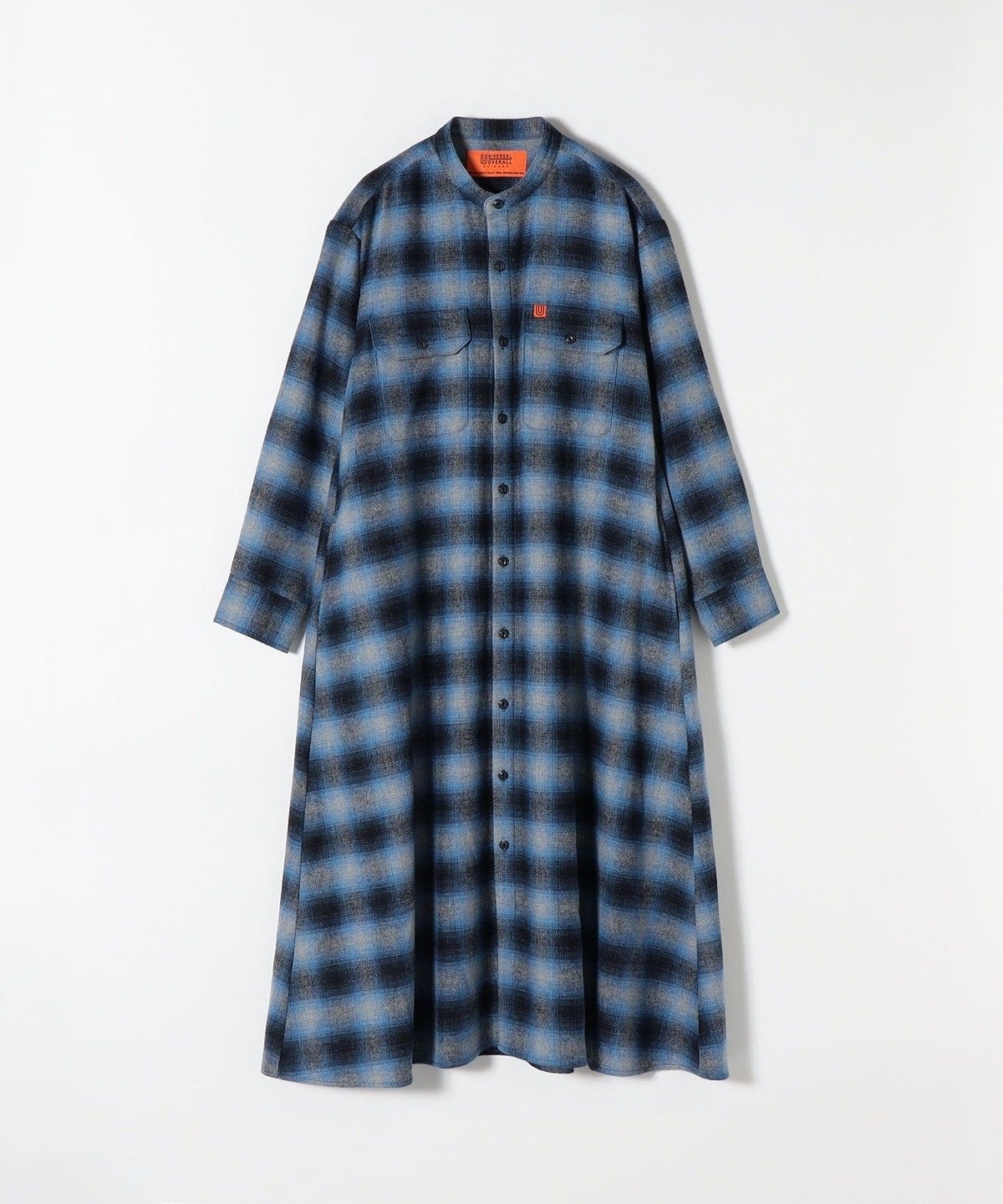 【SHIPS any別注】UNIVERSAL OVERALL:〈ウォッシャブル〉チェック シャツ ワンピース