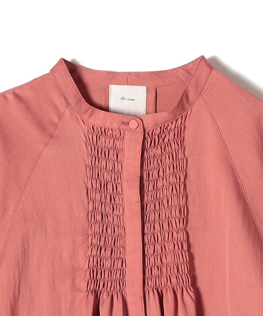 0 x ones:〈手洗い可能〉シャーリングブラウス